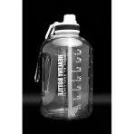 Motivasyonel Su Matarası, 2.5 L Kapasite İle Beyaz Renk