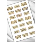 Motivasyon/manifest/olumlama/motto Temalı A5 Ebatlı Sticker/etiket/telefon/laptop - Çok Renkli - 13,5x19 cm - Kuşe Parlak