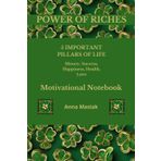 Motivational Notebook - 5 IMPORTANT PILLARS OF LIFE - Money, Success, Happiness, Health, Love