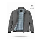 MOT&MONT Erkek Pamuk Polyester Karışım BONDED Kumaş Su ve RÜzgar Geçirmez Hafif Günlük & Mevsimlik & Yazlık Mont
