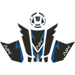 Moto Eczane Tank Pad Set 002 Siyah Mavi Cf Moto Nk 250 2023-2024