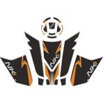 Moto Eczane Tank Pad Set 003 Siyah Turuncu Cf Moto Nk 250 2023-2024