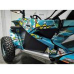 Moto Üçel Cfmoto Z Force 1000 Utv Uyumlu Alüminyum Bombeli Kapı