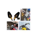 MOTO ULUSOY Cf Moto Clx Nk Mt Gidon Aynası Sarı Köşeli Cafe Racer Naked Bobber Üniversal
