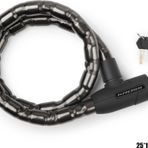 Motoanl Bisiklet ve Motosiklet Anahtarlı Halat Çelik Kilit Bilyalı Kilit 25*1000 mm Motor Bisiklet Kilidi
