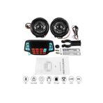 Motoanl Motosiklet Alarm,mp3+Fm Çalar Su Geçirmez LCD Ekran Motor Mp3 Çalar