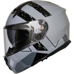 Motoanl Motosiklet Çene Açılır Kask Güneş Vizörlü Ece 22.06 Sertifikalı Yeni Sezon Motor Kaskı V2 Grey - 2XL