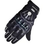 Motoanl Motosiklet Eldiveni Carbon Korumalı Deri ve Cordura Kumaş Sertifikalı Motor Eldiven Black