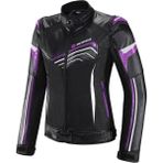 Motoanl Motosiklet Kadın Montu 4 Mevsim Maxdura 600-D Dayanıklı Kumaş Ve Deri Women Motor Mont Black Purple