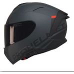 Motoanl Motosiklet Kaskı Full Face Double Güneş Vizörlü Ece 22.06R Motor Kask Thunder - XL - Gri