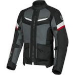 Motoanl Motosiklet Montu 4 Mevsim Long Dayanıklı Oxford Kumaş Yumuşak Astarlı Motor Mont Man Black - 2XL