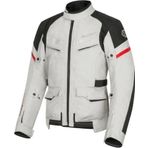 Motoanl Motosiklet Montu 4 Mevsim Long Dayanıklı Oxford Kumaş Yumuşak Astarlı Motor Mont Man Grey