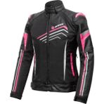 Motoanl Motosiklet Montu 4 Mevsim Maxdura 600-D Dayanıklı Kumaş ve Deri Women Motor Mont - XL