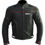 Motoanl Motosiklet Montu 4 Mevsim Maxdura ve Deri Kumaş Hörgüçlü Model Motor Mont Siyah - XL