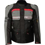 Motoanl Motosiklet Montu Long 4 Mevsim Full Korumalı Maxdura 600-D Dayanıklı Kumaş Touring Motor Mont Red - 4XL