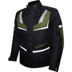 Motoanl Motosiklet Montu Maxdura Kumaş 4 Mevsim Uzun Model Motor Montu Yeşil