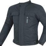 Motoanl Motosiklet Montu Omuz Dirsek Sırt Ful Korumalı Dört Mevsim Pamuk Balmumu Kumaş Siyah