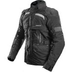 Motoanl Motosiklet Montu Uzun Model 4 Mevsim Full Korumalı Maxdura Kumaş Aırbag Toruıng Mont Siyah - XL