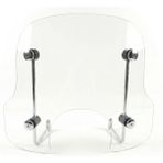 Motoanl Motosiklet Ön Siperlik Camı Vespa Cappucino Vb Modellere Uyumlu 3,5 mm Motor Şeffaf Cam - Standart