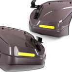 Motoanl Motosiklet Rüzgar Koruma Siperlik Scooter,cross,vitesli ve Atv Mod Uygun Üniversal Reflektörlü Elcik