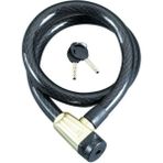 Motoanl Motosiklet Taıwan Kilit Halat Kalın Kablo Çelik Tel 25*2000MM Motor Kilit - Siyah