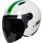 Motoanl Motosiklet ve Bisiklet Yarım Kask Siyah Cam Ce Sertifikalı Abs Material Motor Kaskı Italy