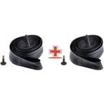 Motobisikletim 2'li Paket 14 Jant Bisiklet Iç Lastik [a/v Sibop 33MM] Şamyel 14X1.75-2.125 Butly - Siyah