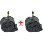 Motobisikletim 2'li Paket 29 Jant Bisiklet Iç Lastik [s/v Sibop 48MM] Şamyel 29X1.90-2.35 Butly - Siyah
