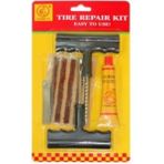 Motobisikletim Tubeless [dublex] Fitil + Lastik Tamir Takımı Set - Siyah