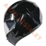 Motobisikletim Vrt - Çene Açılır Vizörlü Kask [MD-808] - Siyah