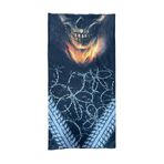Motobros Alevlli Kuru Kafa ile uyumlu Desenli Dikişsiz Dijital Baskı Baf Buff Bandana Boyunluk