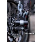 Motobros G-80 Harguard Galvanizli ile uyumlu Motosiklet- Bisiklet Kesilmez 13Mm Zincir Ve Kilit 2 Metre