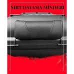 Motobros Kappa Topcase Çanta Sırt Dayama Minderi Universal Premium Cırtlı Model