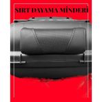 Motobros Maxem Topcase Çanta Sırt Dayama Minderi Universal Premium Cırtlı Model - Standart - Siyah