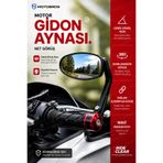 Motobros MOTOSİKLET AYNA MOTOSİKLET GİDON AYNASI MOTOR AYNA YAN AYNA TAKIMI GENİŞ GÖRÜŞ AÇILI KIRMIZI