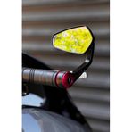 Motobros Motosiklet Ayna Motosiklet ile uyumlu Gidon Aynası Geniş Görüş Açılı Kırmızı