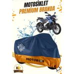 Motobros Motosiklet Bajaj NS200 Lüx Premium Paraşüt Kumaşı Branda Su Geçirmez Ömürlük Kullanım
