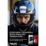 Motobros Motosiklet Kaskı İçin Pinlock Buhar Önleyici Lens Plastik Malzeme ile Uyumlu