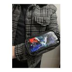Motobros Motosiklet Kola Takılan Çantalı Telefon Tutucu Gidon Bağlantılı (6.7 İnç ) Uyumlu