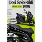 Motobros Motosiklet Koltuk Kılıfı Sym Jet 14 Leatherfit Deri Motosiklet Sele Kılıfı Motor Sele Kılıfı Su Geçirmez