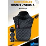 Motobros Motosiklet Koruyucu Motorcu Göğüs Koruyucu - Boyun Koruyucu Su Ve Rüzgar Geçirmez.