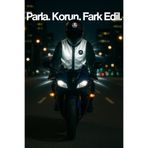 Motobros Motosiklet Reflektörlü Yelek - Motorcu Reflektör Yeleği Full 3m Reflektör (SU GEÇİRMEZ)