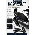 Motobros Motosiklet Sele Kılıfı Honda Pcx - Nmax - Activa - Tvs Jupiter - Dio- Cappucino Scooter Koltuk Kılıfı