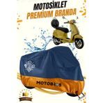 Motobros Motosiklet Vespa 150 Lüx Premium Paraşüt Kumaşı Branda Su Geçirmez Ömürlük Kullanım