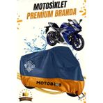 Motobros Motosiklet Yamaha R25 Lüx Premium Paraşüt Kumaşı Branda Su Geçirmez Ömürlük Kullanım