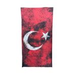 Motobros Türk Bayrağı Dikişsiz ile uyumlu Dijital Baskı Baf Buff Bandana Boyunluk Tek Ebat