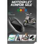 Motobros VESPA GTS 300 Konfor Sele Motosiklet Sele Kılıfı Visco Sünger Koltuk Kılıfı