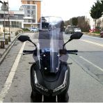 Motocam Salcano Wind 150 Ön Cam 2023-2026 Model 68Cm Siyah Renkli 4Mm