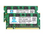 motoeagle 4GB (2x2GB) PC2 5300 SODIMM RAM DDR2 667MHz 2Rx8 2GB DDR2 5300s PC2 666MHz Bellek 200-Pin CL5 1,8V Not Defteri iMac, mac Mini, MacBook, MacBook Pro, Intel için