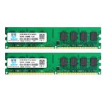 Motoeagle 4GB Kit (2x2GB) DDR2 800 MHz Udimm RAM, 2GB 2RX8 PC2 6400U Bellek, 1.8V 240-PIN DIMM Desktop PC Non ECC Tamponsuz Intel & AMD için